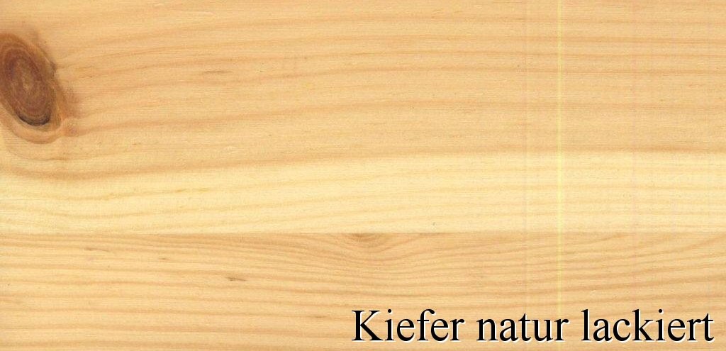 Kiefer natur lackiert