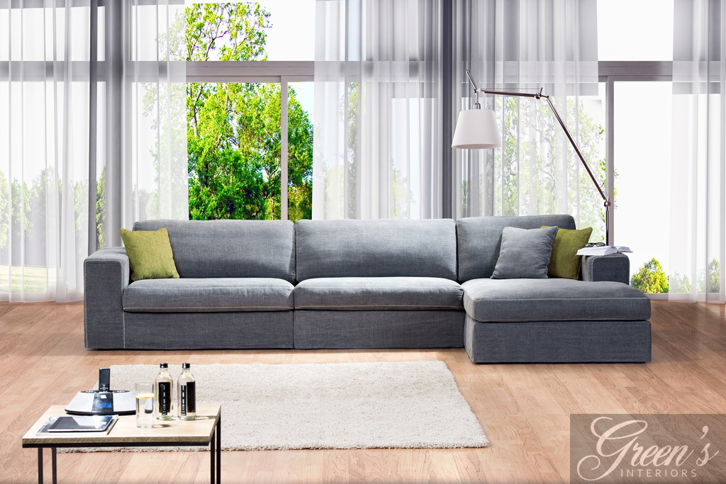 Bild von Hussensofa Ventimiglia, stylisches Sofa mit abnehmbarer Husse